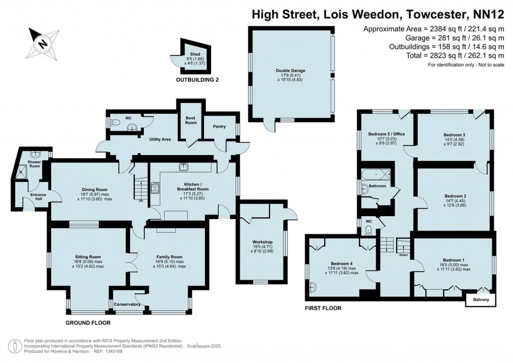 Floorplans For High Street, Lois Weedon, NN12