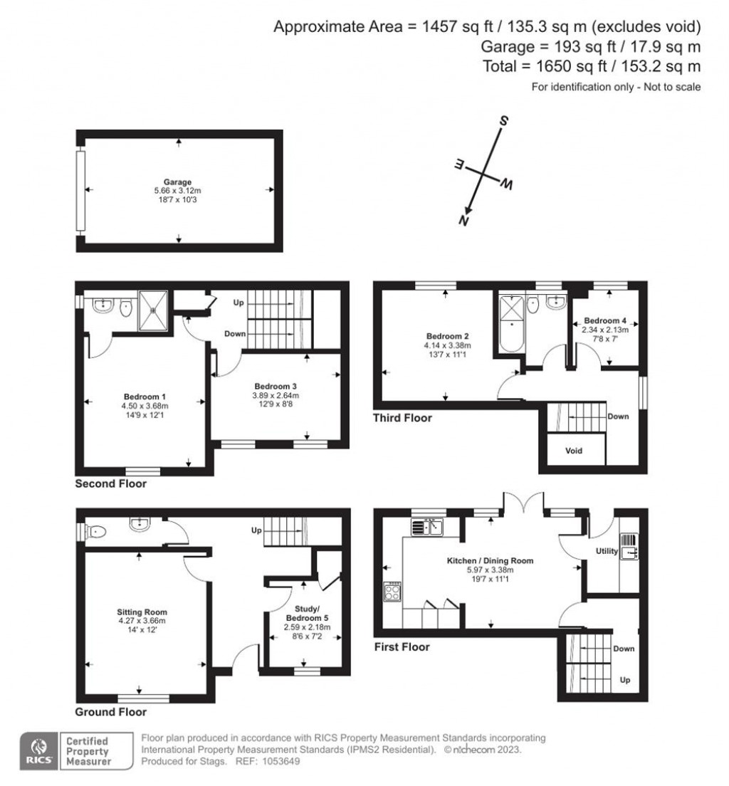 Floorplans For Rowan Road, Wadebridge