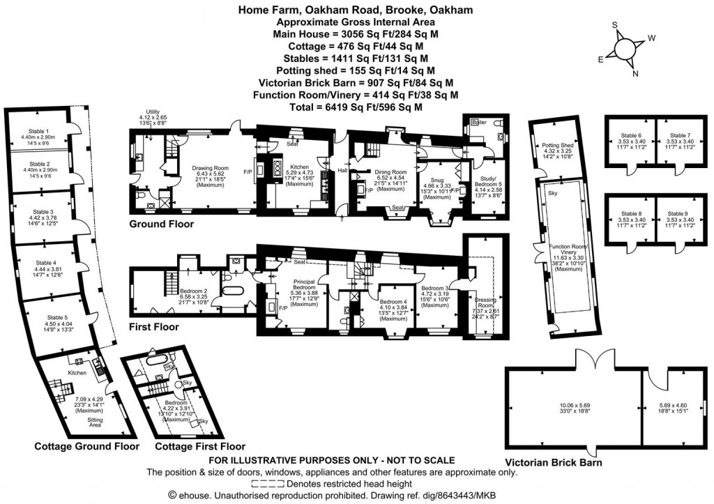 Floorplans For Oakham Road, Brooke, Rutland