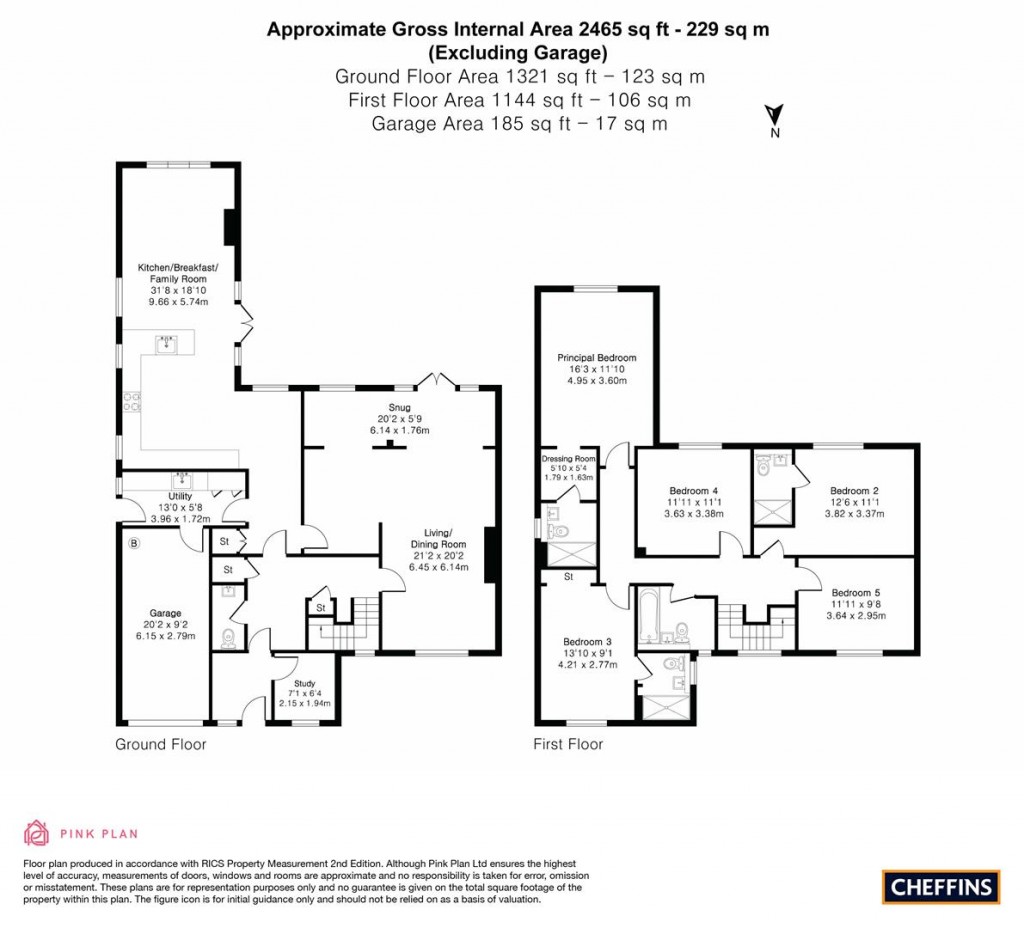Floorplans For Beaumont Road, Cambridge