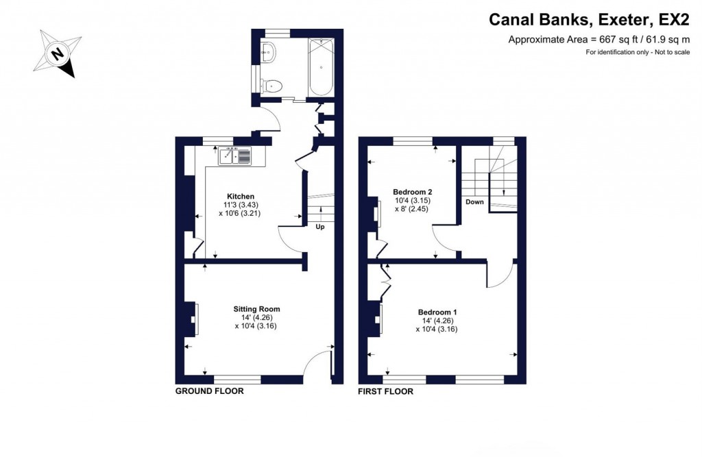 Floorplans For Canal Banks, Exeter