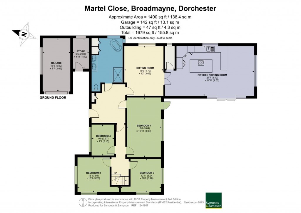 Floorplans For Martel Close, Broadmayne, Dorchester