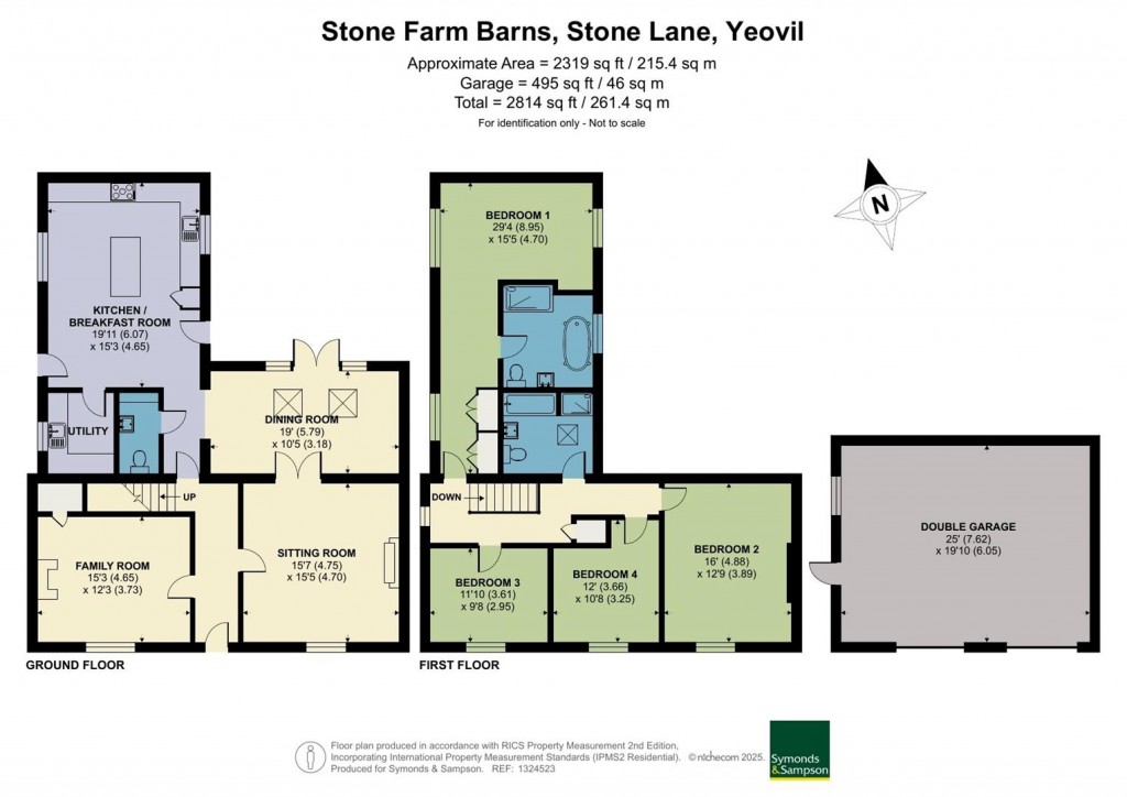 Floorplans For Stone Lane, Yeovil, Somerset