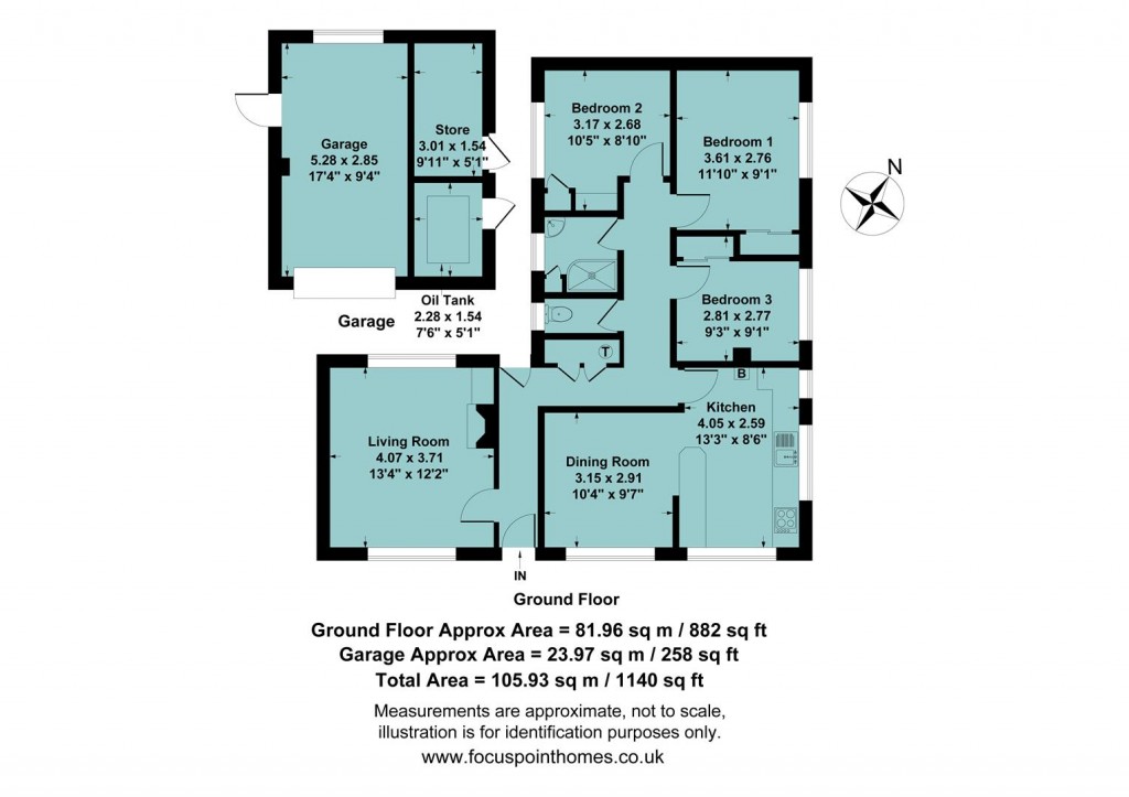Floorplans For Main Street, Great Bourton, Banbury