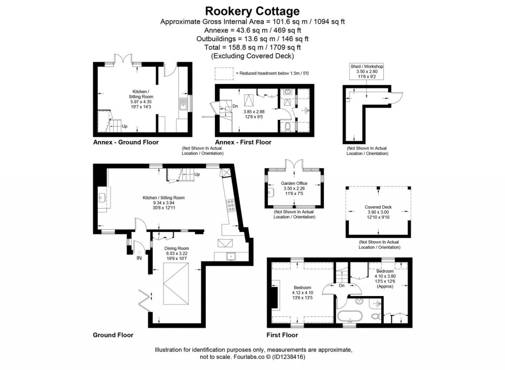 Floorplans For Chedworth, Gloucestershire