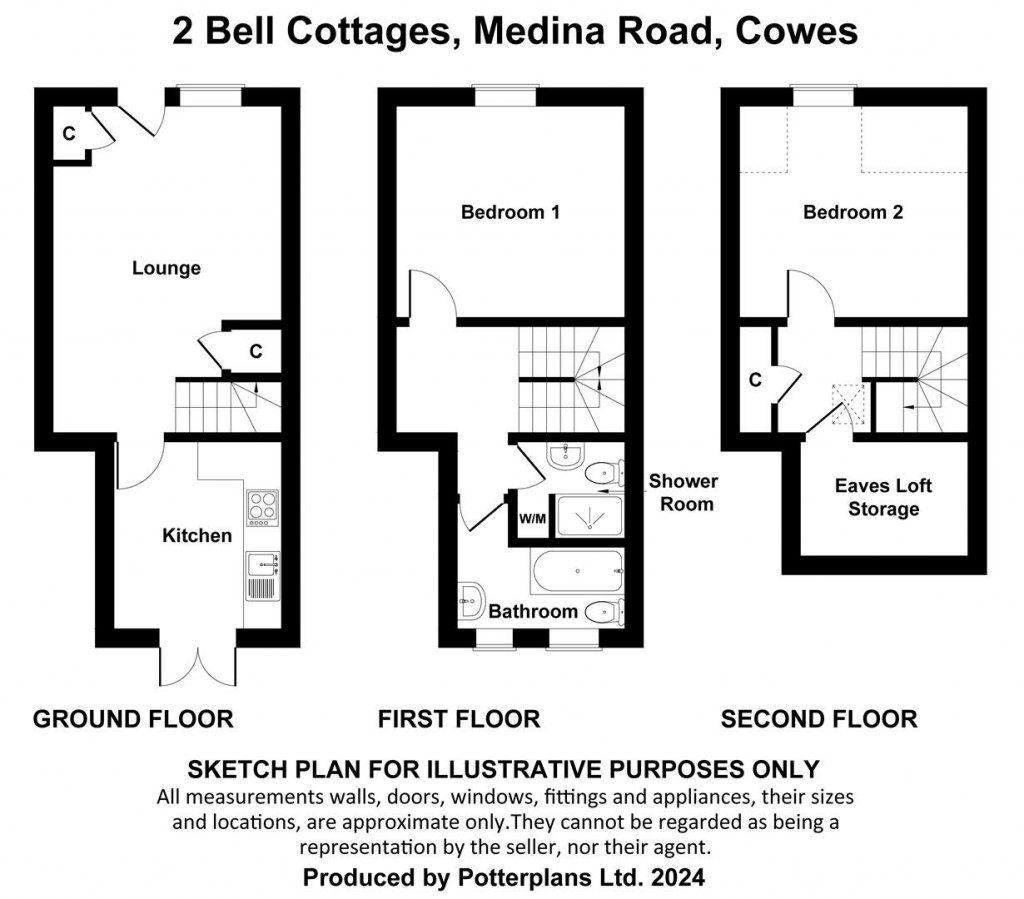 Floorplans For Medina Road, Cowes