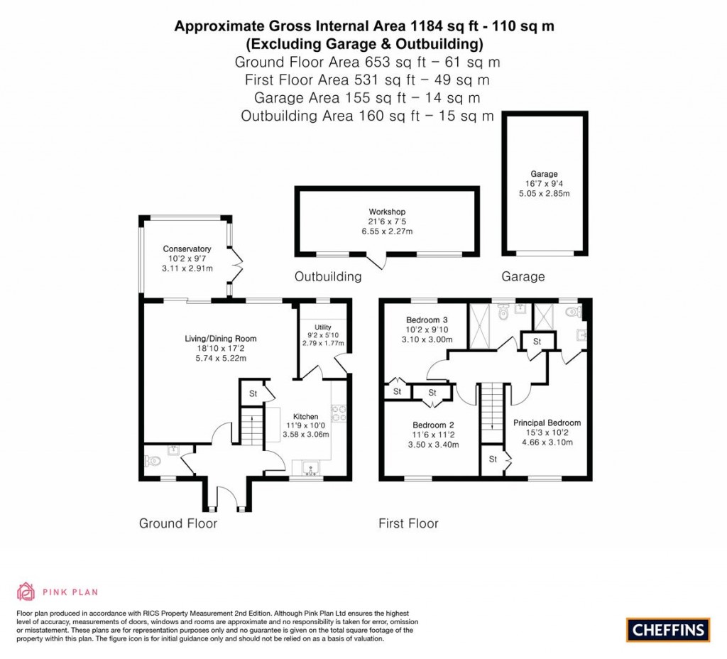 Floorplans For Beresford Road, Ely