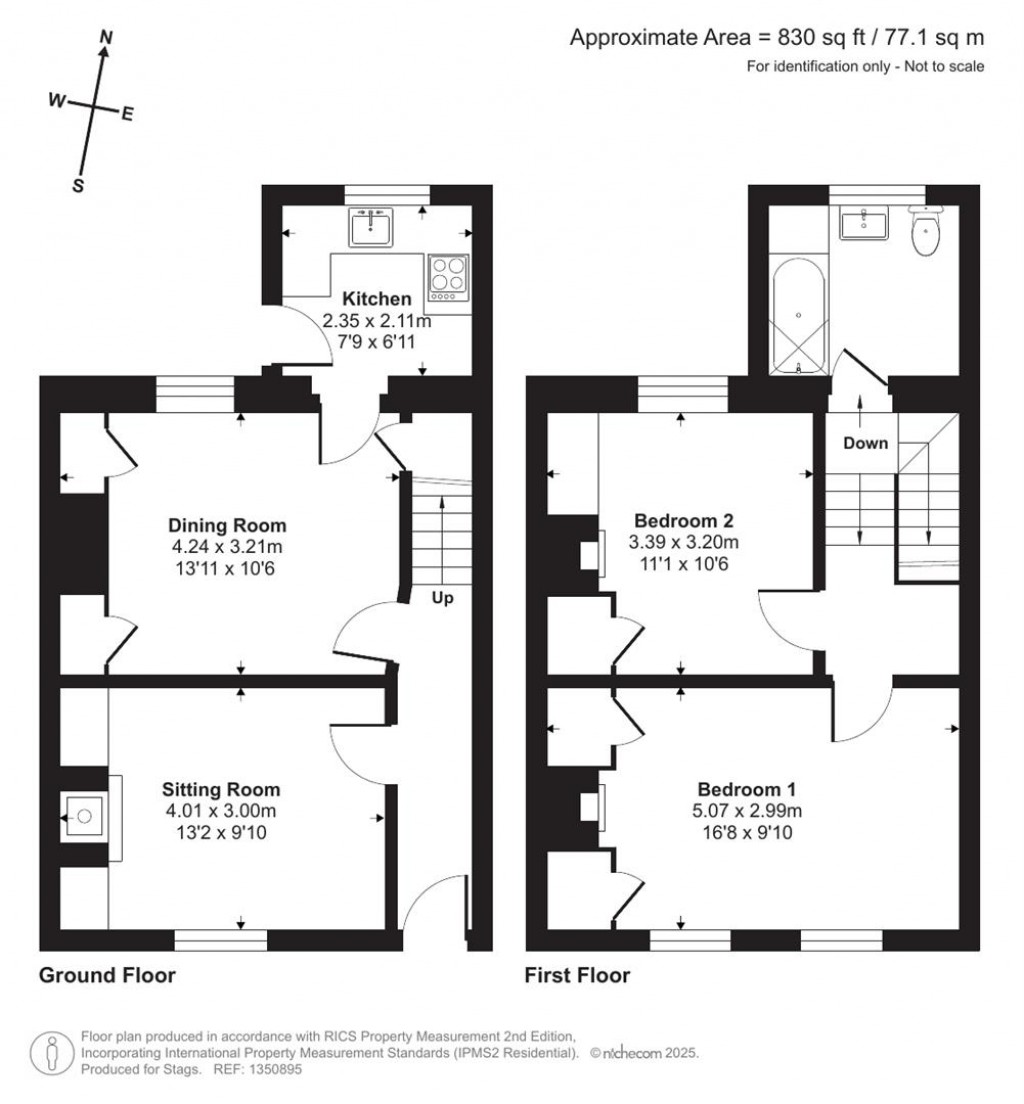 Floorplans For Fore Street, Ide, Exeter