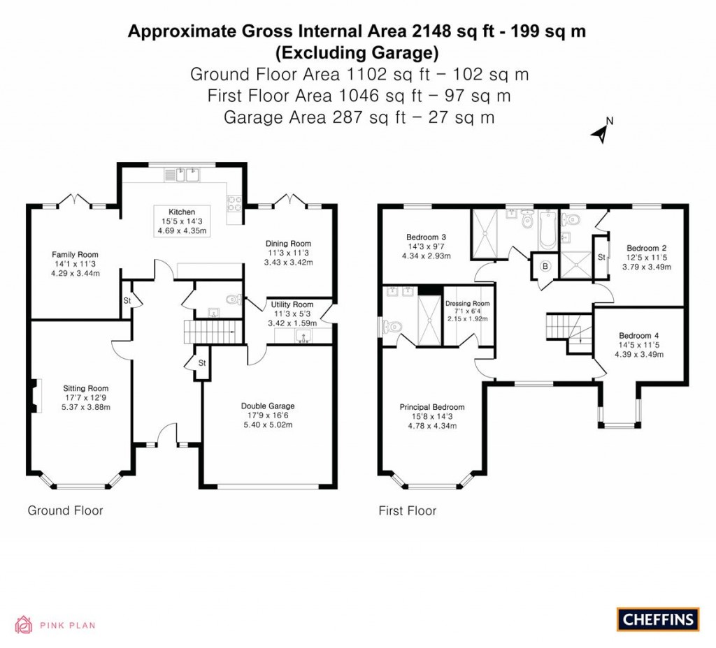 Floorplans For Skylark Way, Sawston