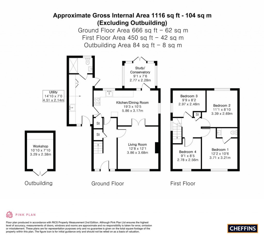 Floorplans For Barton Drive, Kedington, Haverhill