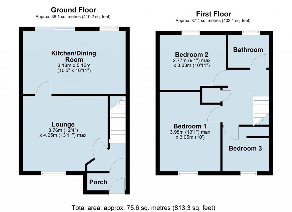 Floorplans For Ash Rise, Kingsthorpe, Northampton, NN2