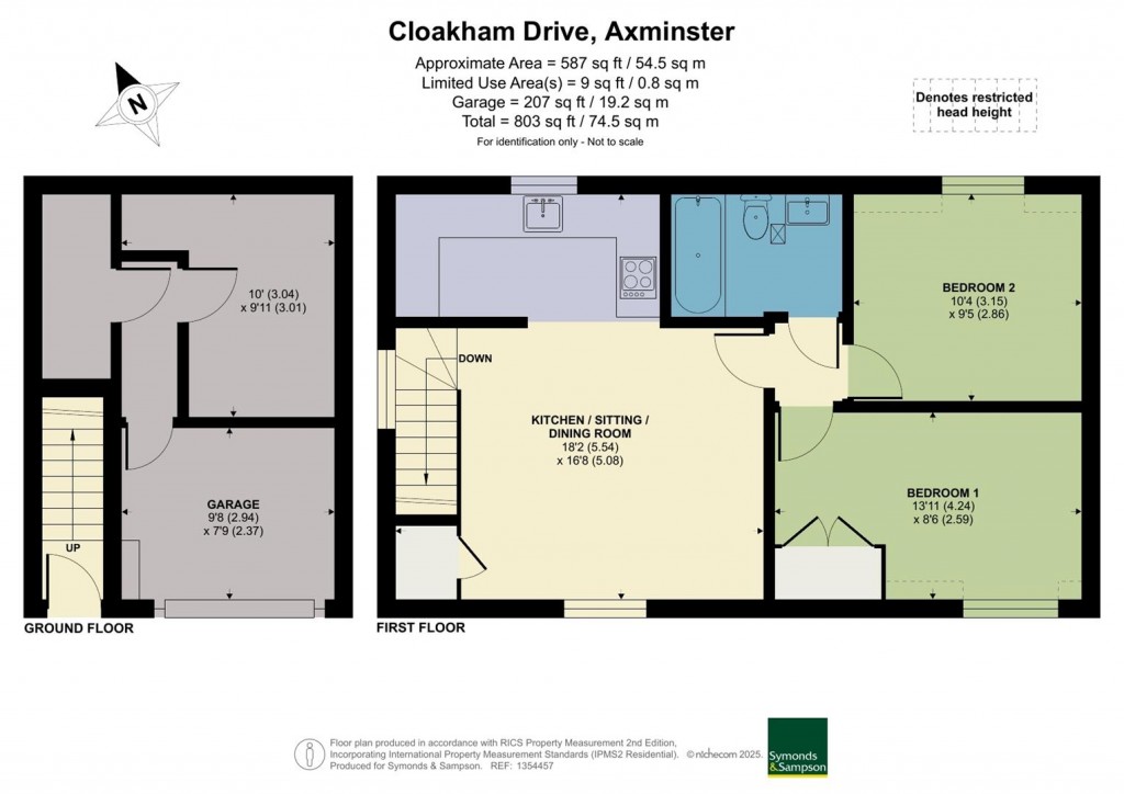 Floorplans For Cloakham Drive, Axminster