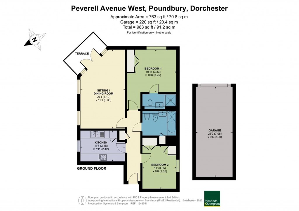 Floorplans For Peverell Avenue West, Poundbury, Dorchester