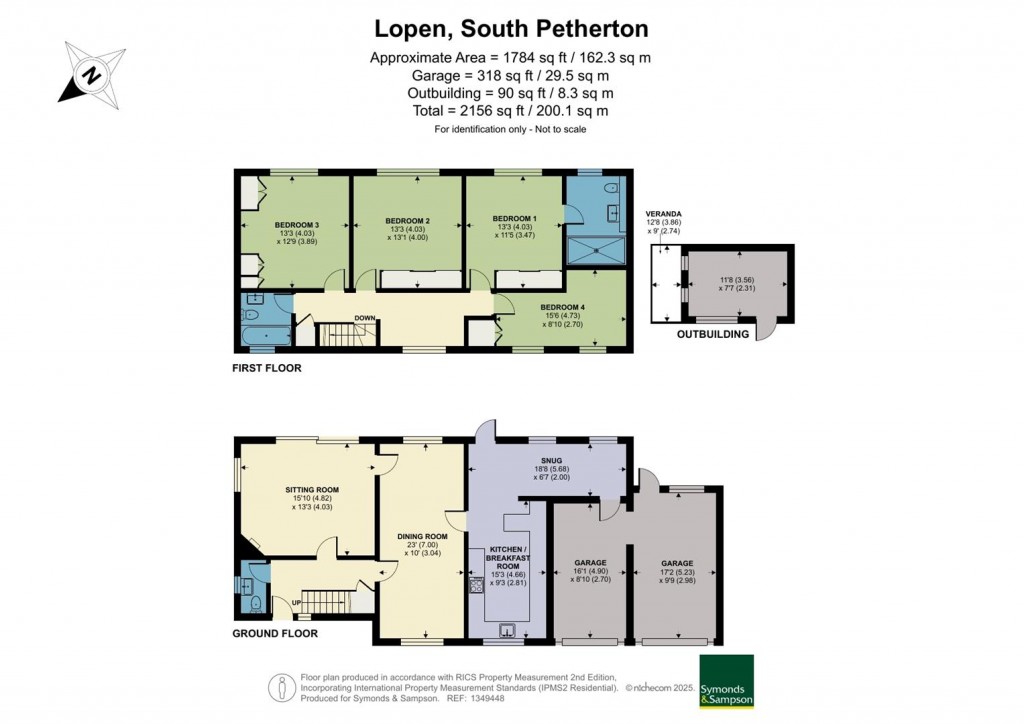 Floorplans For Water Street, Lopen, South Petherton