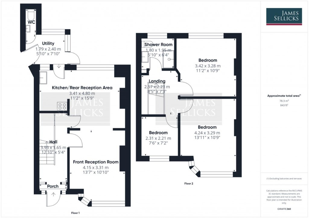 Floorplans For Middlesex Road, Aylestone, Leicester