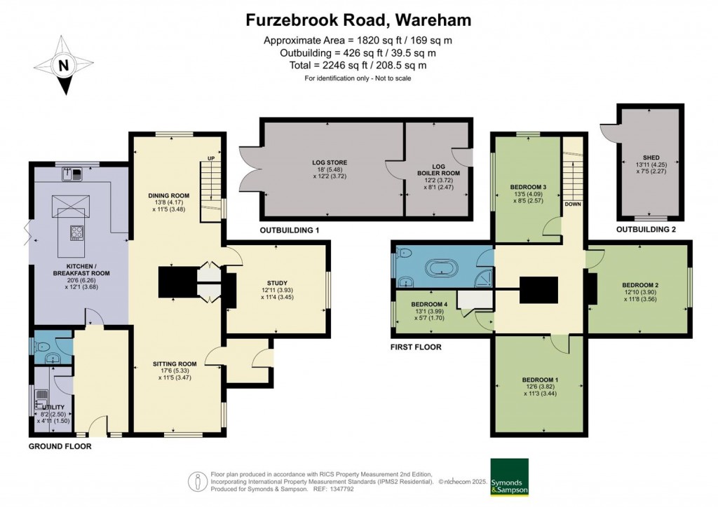 Floorplans For Furzebrook Road, Wareham