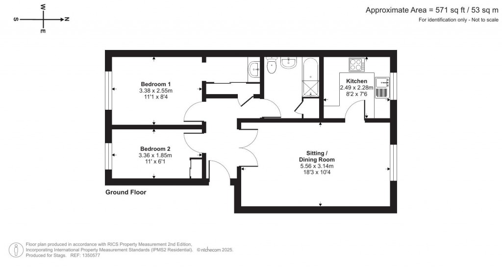 Floorplans For Alexandra Court, Bridport