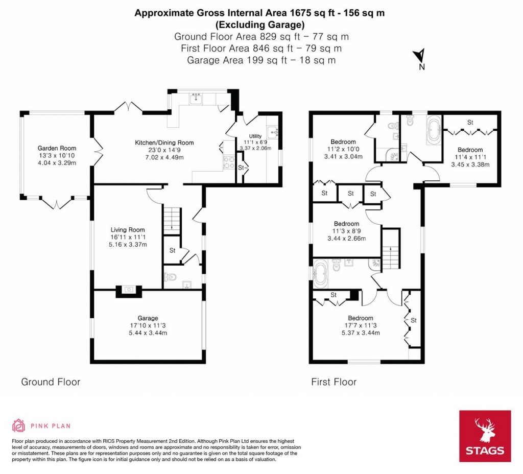 Floorplans For South Street, Denbury, Newton Abbot