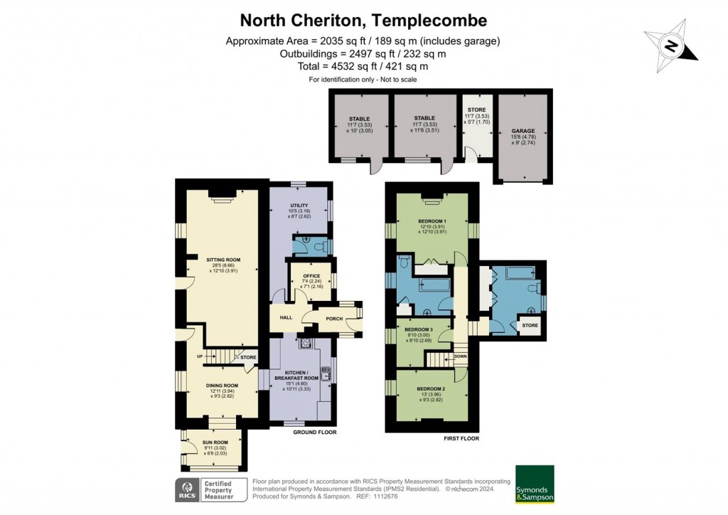 Floorplans For North Cheriton, Somerset