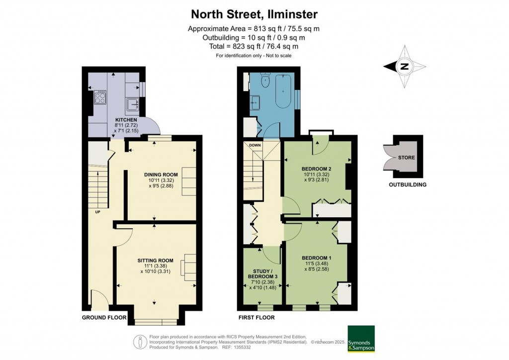 Floorplans For North Street, Ilminster, Somerset