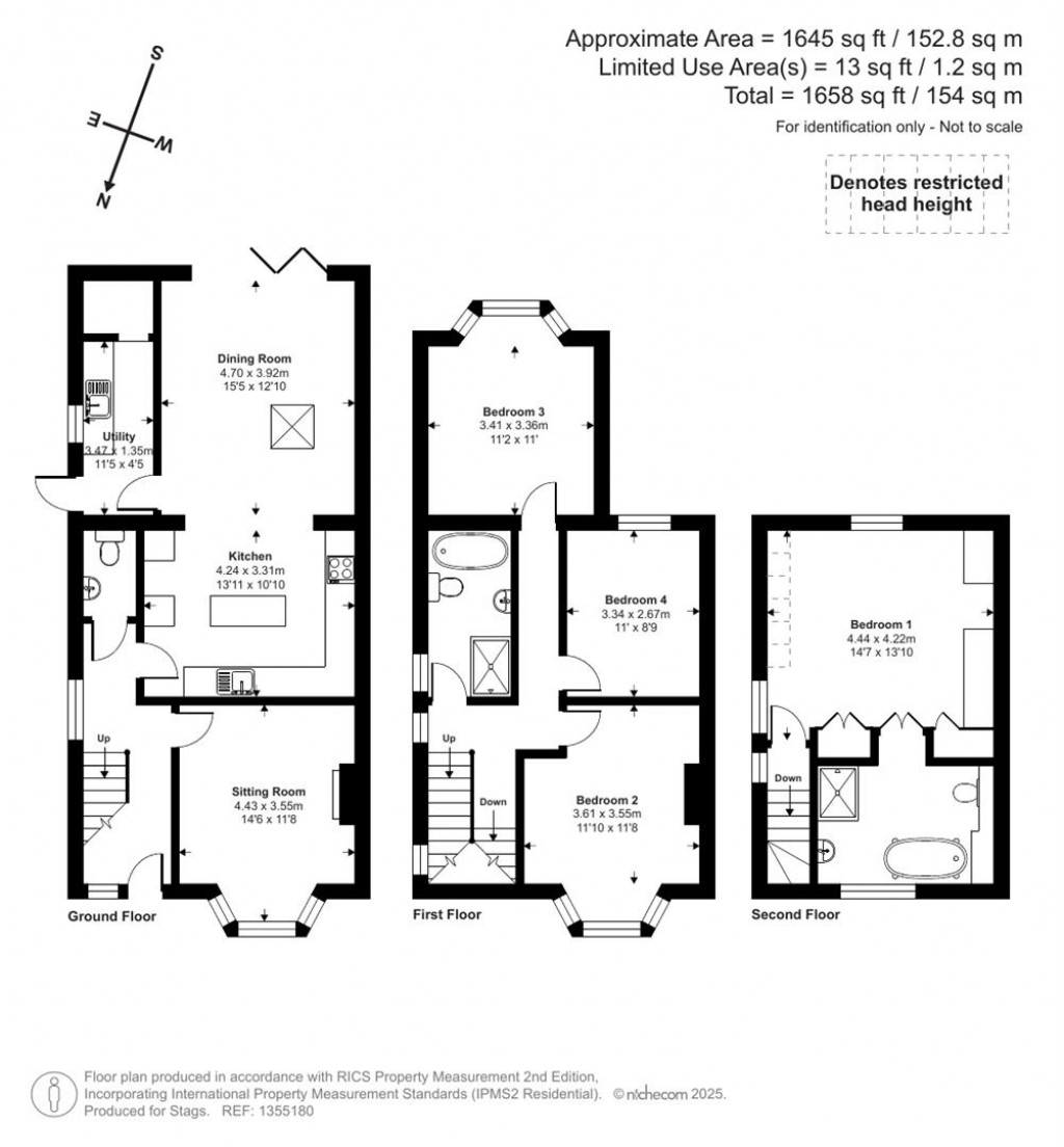 Floorplans For Winslade Road, Sidmouth
