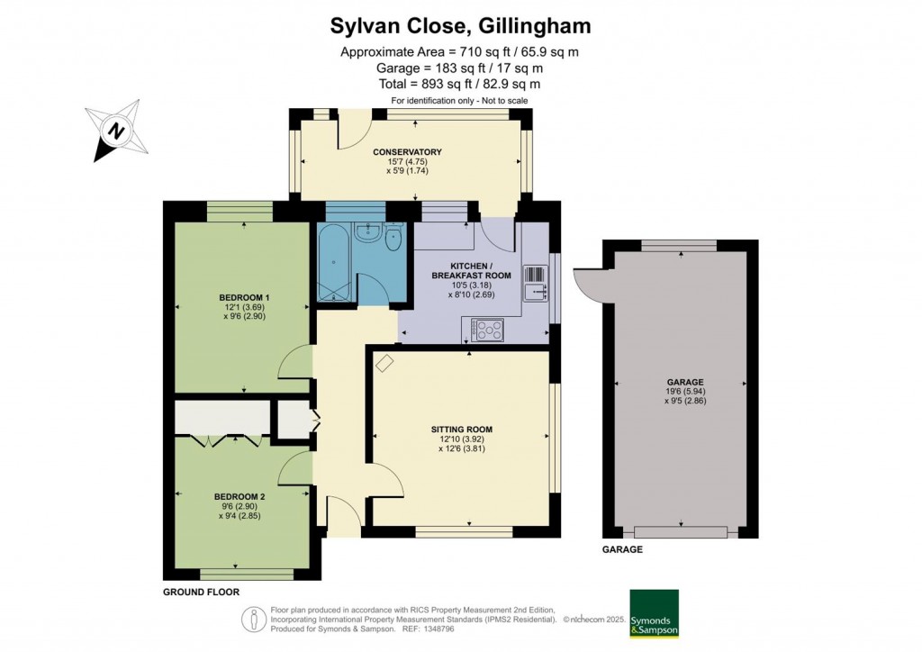 Floorplans For Sylvan Close, Gillingham