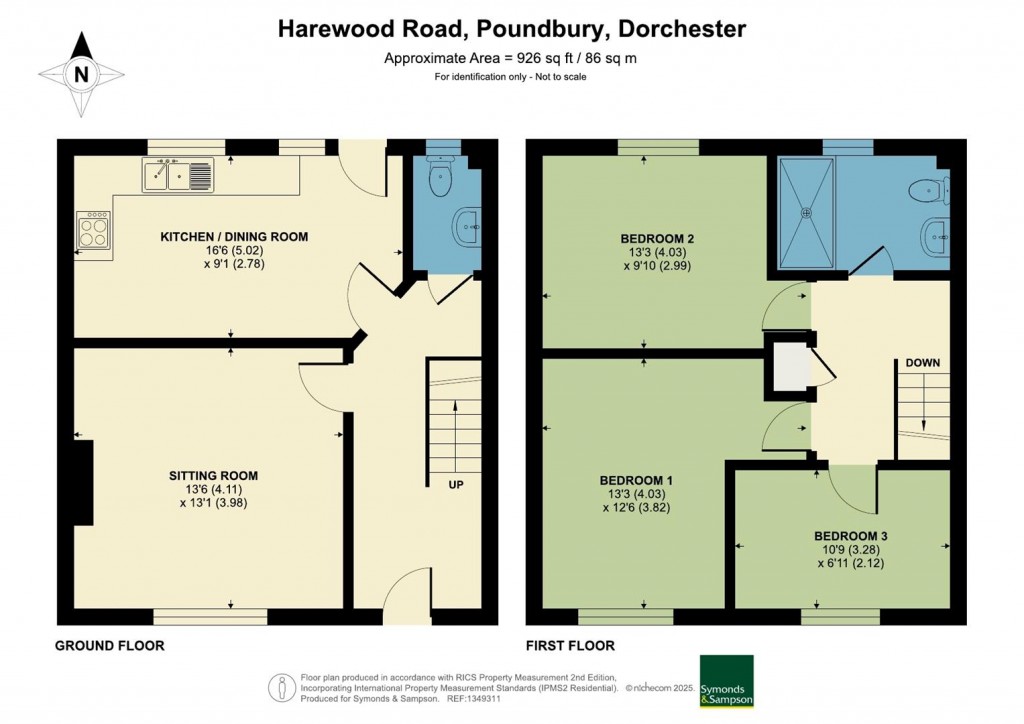 Floorplans For Harewood Road, Poundbury, Dorchester