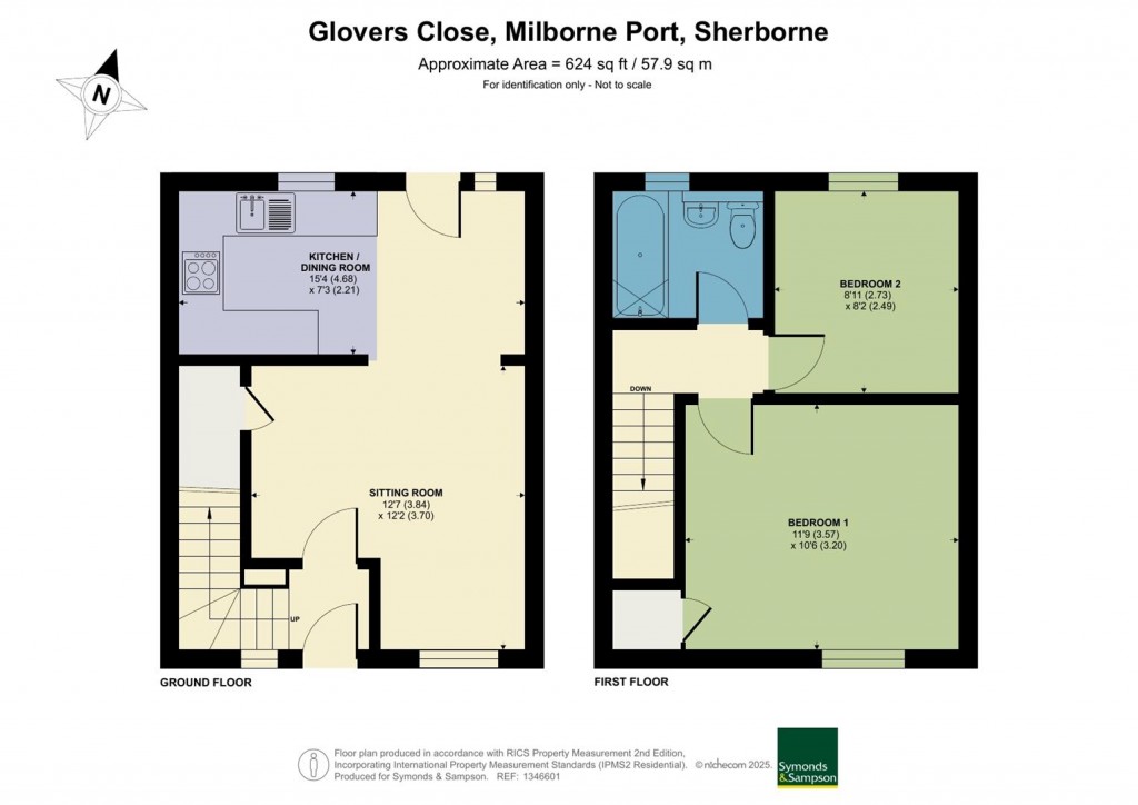Floorplans For Glovers Close, Milborne Port, Sherborne