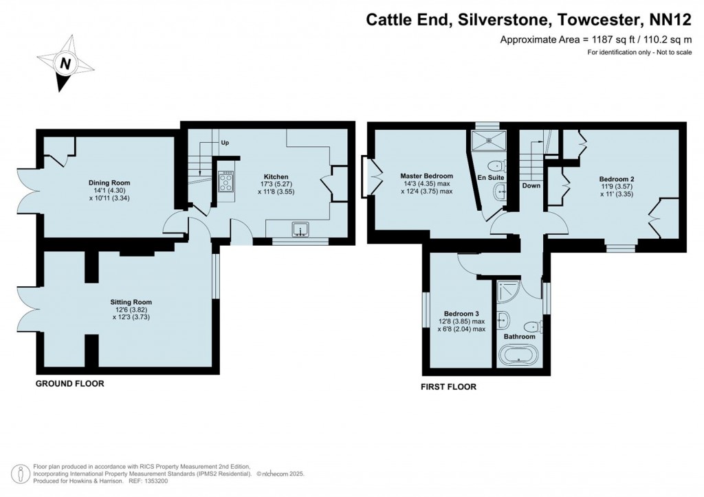 Floorplans For Cattle End, Silverstone, NN12
