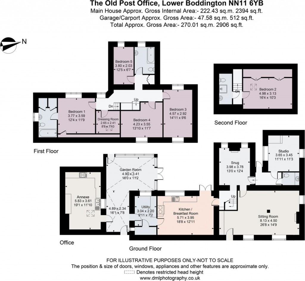 Floorplans For Hill Road, Lower Boddington, NN11