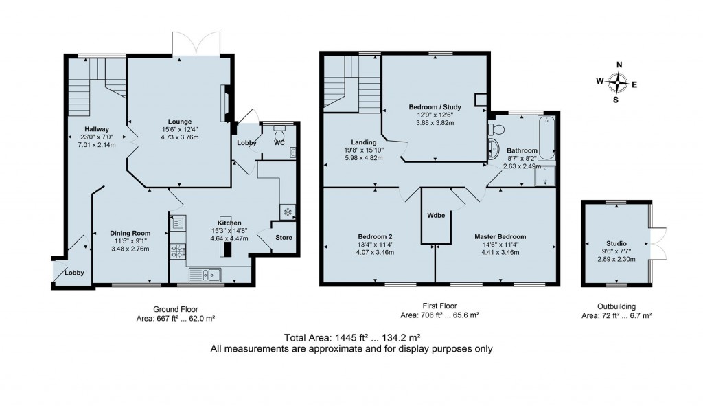Floorplans For Mill Lane, Bulkington, Bedworth