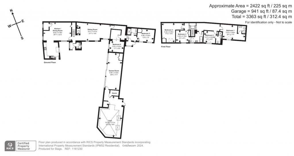 Floorplans For Curload, Stoke St. Gregory, Taunton