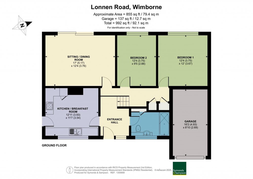 Floorplans For Lonnen Road, Wimborne