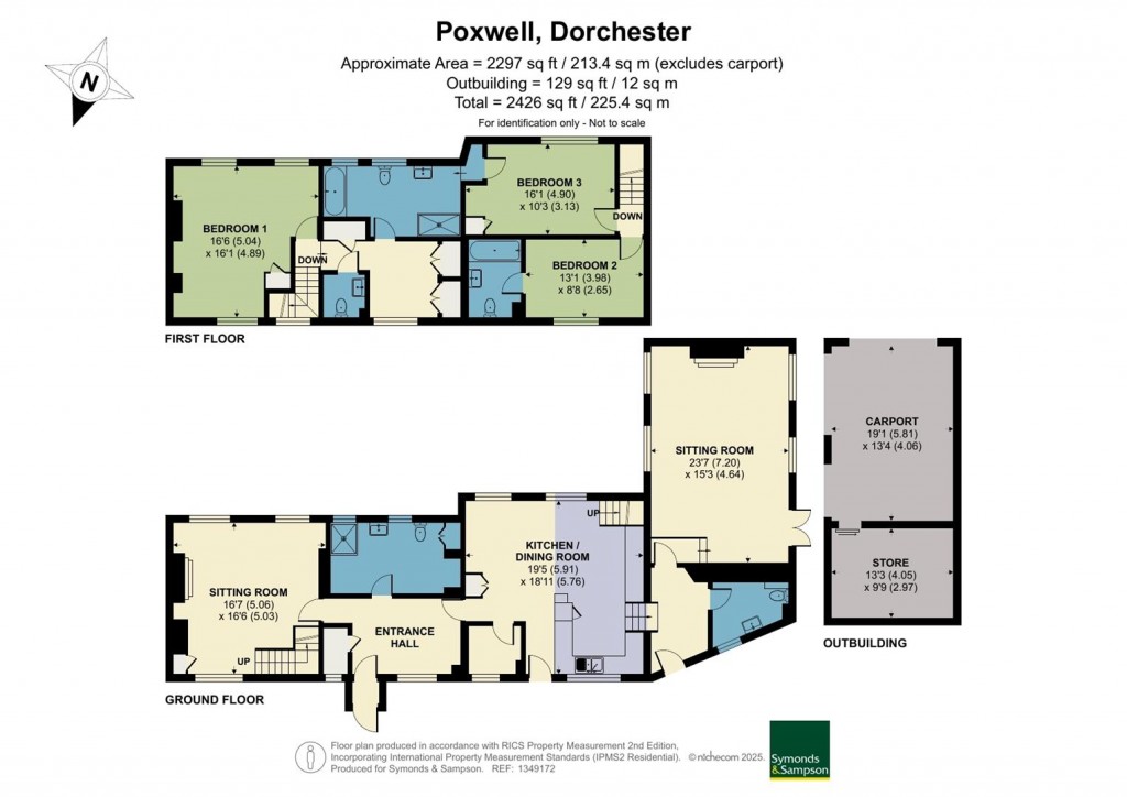 Floorplans For Poxwell, Dorchester