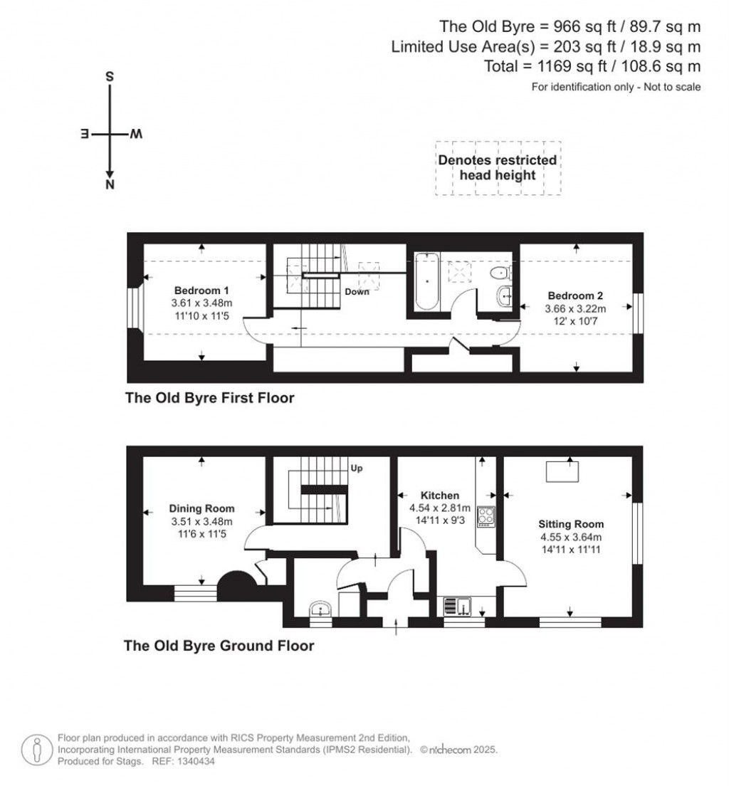 Floorplans For Morebath, Tiverton