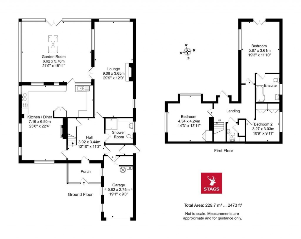 Floorplans For Beach Road, Burton Bradstock, Bridport