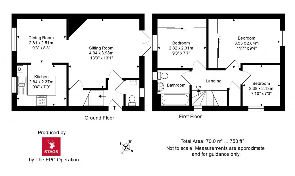 Floorplans For Buttercup Way, Bridport