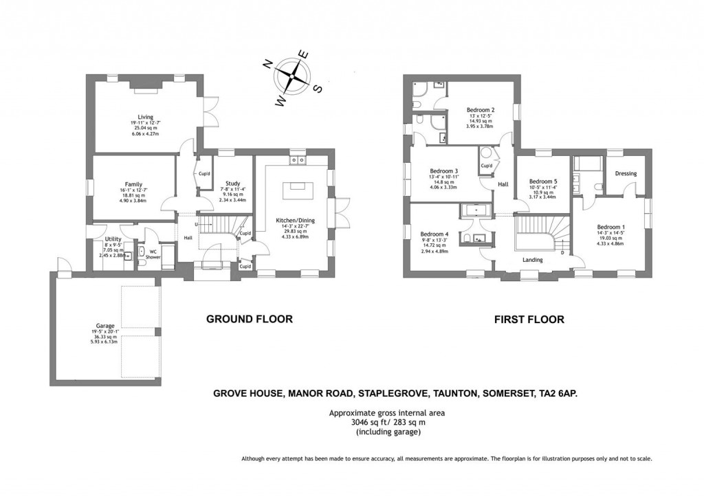 Floorplans For Staplegrove, Taunton
