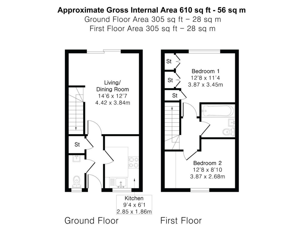 Floorplans For Ruffles Road, Haverhill