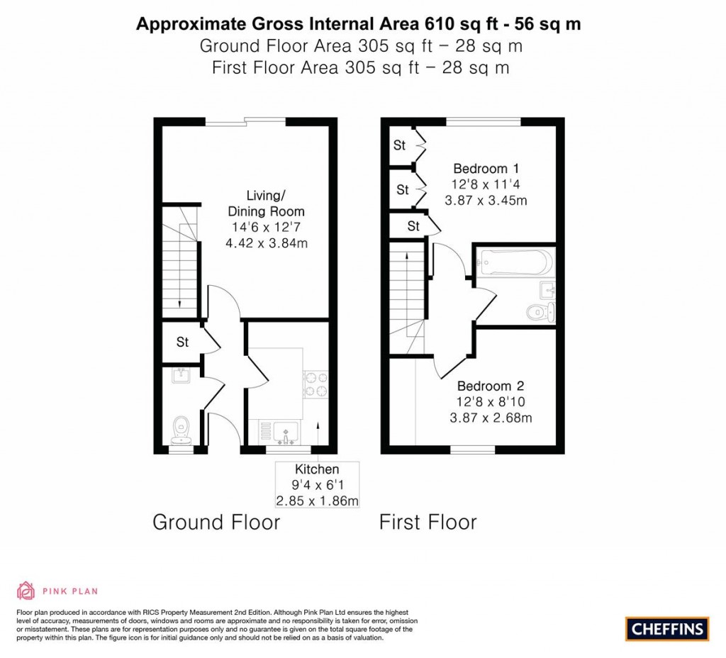 Floorplans For Ruffles Road, Haverhill