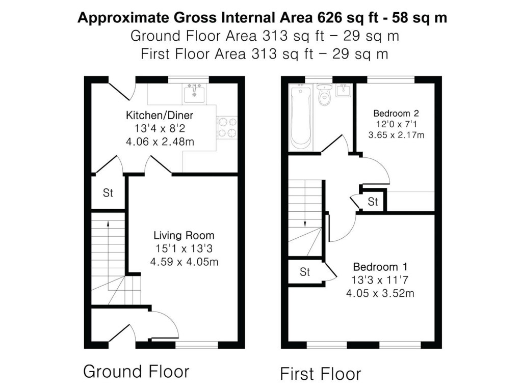 Floorplans For Stockley Close, Haverhill