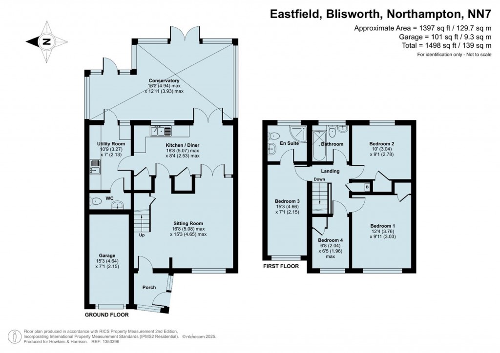 Floorplans For Eastfield, Blisworth, NN7