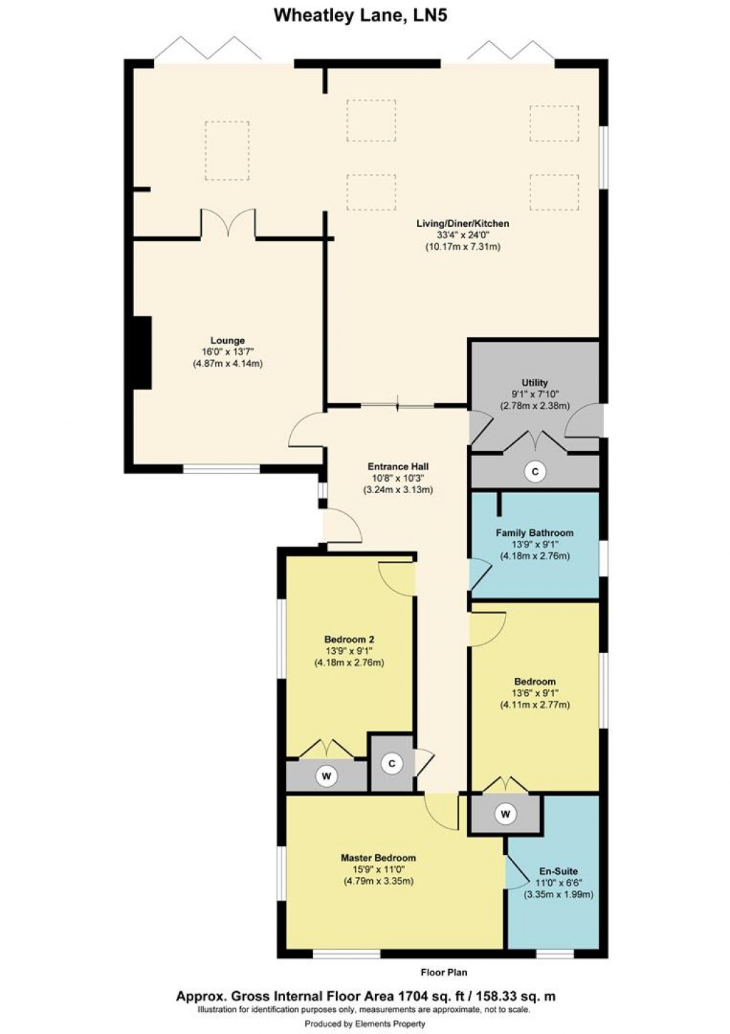 Floorplans For Wheatley Lane, Carlton-Le-Moorland