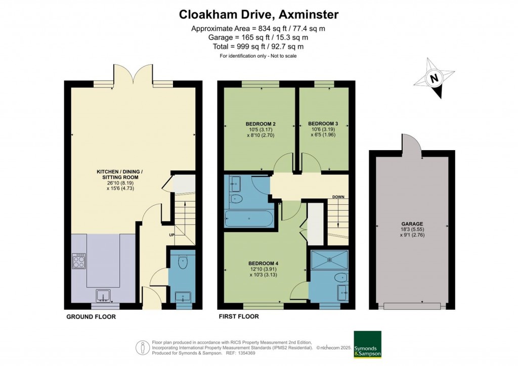 Floorplans For Cloakham Drive, Axminster