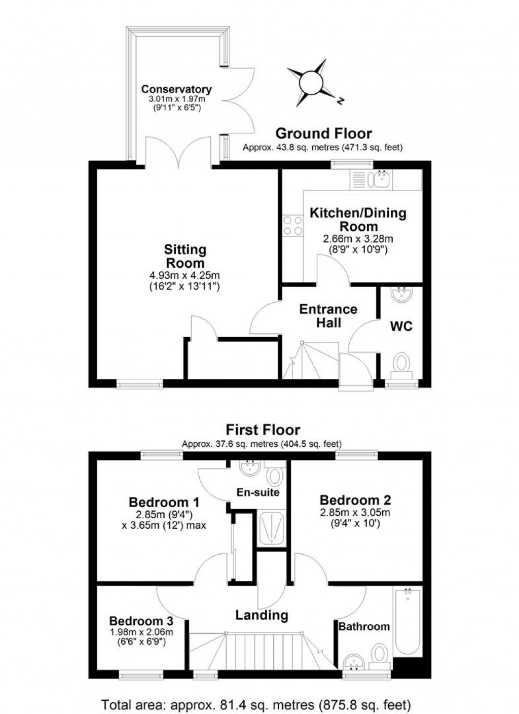 Floorplans For Helmers Way, Chillington