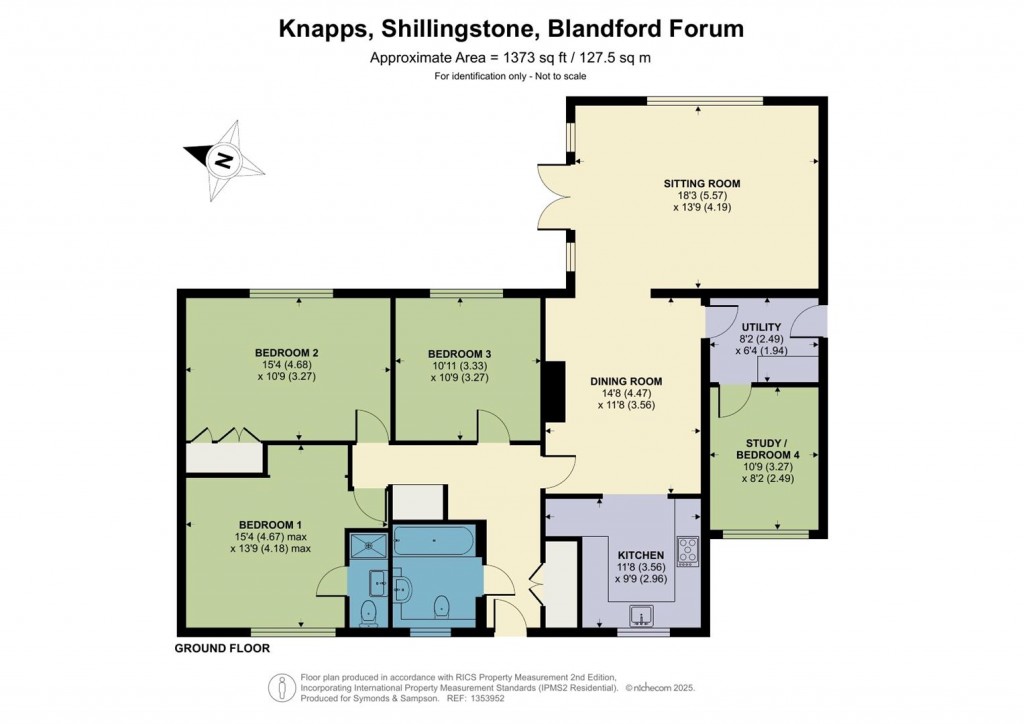 Floorplans For Knapps, Shillingstone, Blandford Forum