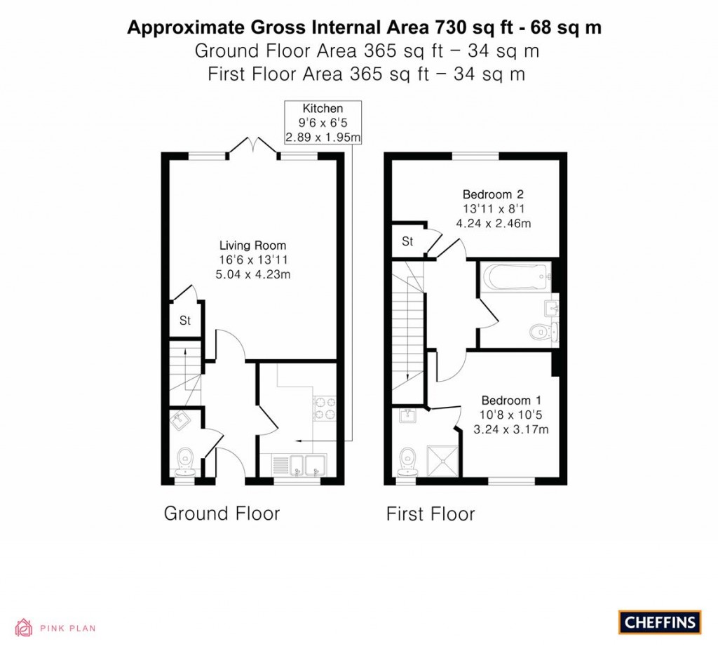 Floorplans For North Lodge Park, Milton, Cambridge