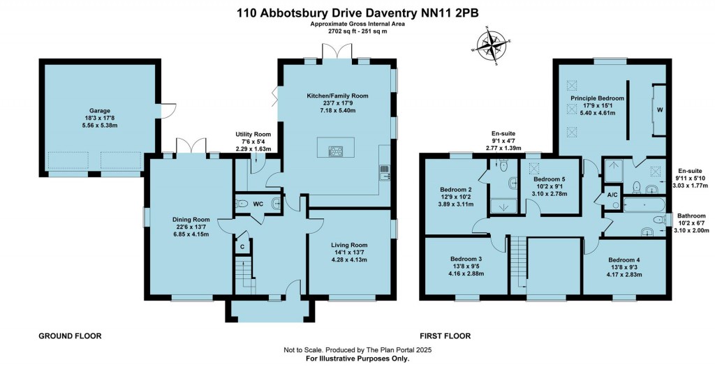 Floorplans For Abbotsbury Drive, Monksmoor, Daventry, NN11