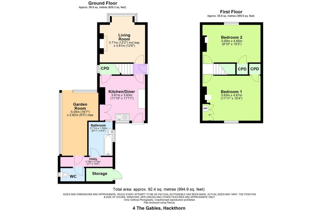 Floorplans For Main Street, Hackthorn, Lincoln