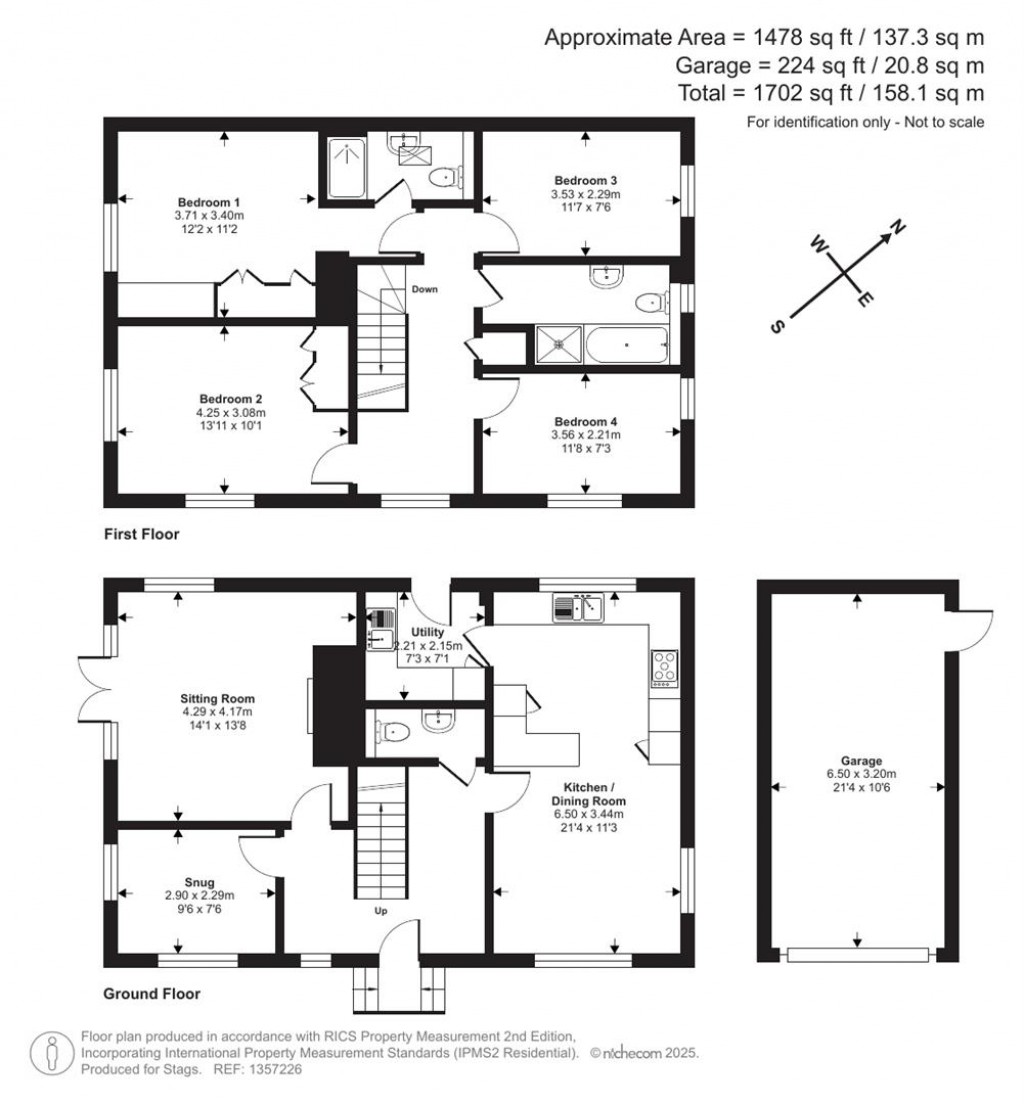 Floorplans For Hartley Drive, Hemyock